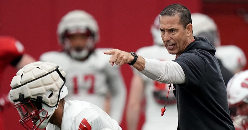 Luke Fickell Wisconsin football spring 2024