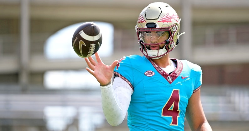 florida-state-head-coach-mike-norvell-adjusting-quarterback-dj-uiagalelei-fun-despite-system-inexperience