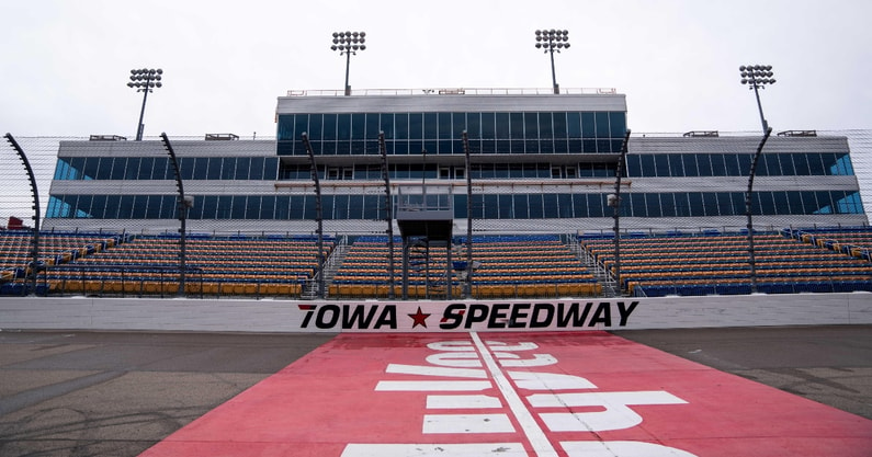 NASCAR Iowa Speedway repave