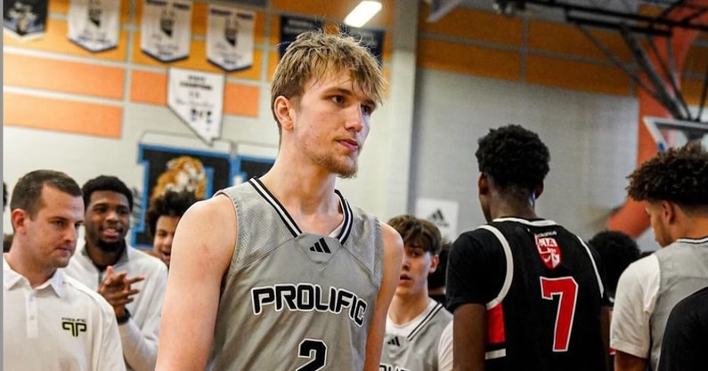 Michigan signee Winters Grady is one of the best shooters in the 2025 class. Photo provided by Prolific Prep.
