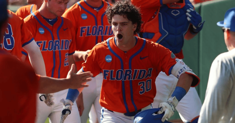 Florida Gators outfielder Ashton Wilson (UAA Communications / Photo By: John Paternoster)