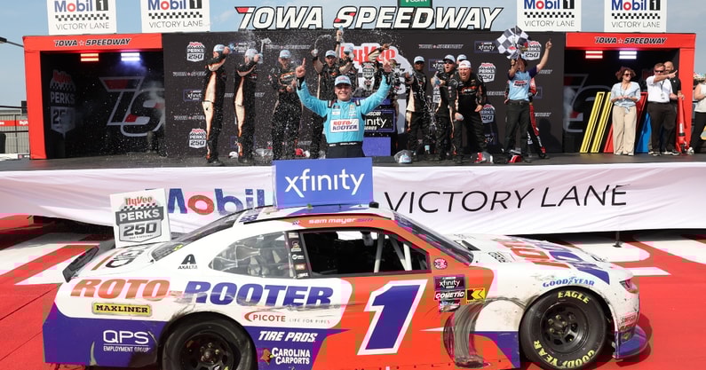 Sam Mayer Iowa win