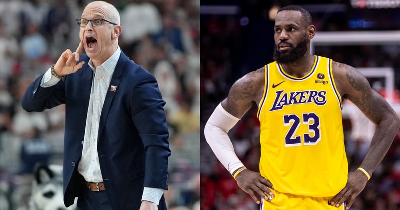 uconn-head-coach-dan-hurley-shares-los-angeles-lakers-confirm-lebron-james-taking-coaching-job