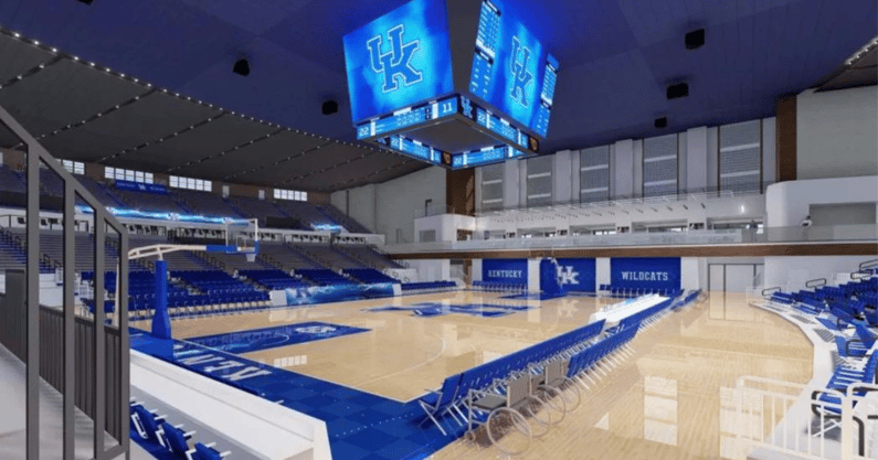 Rendering of Memorial Coliseum by UK Athletics