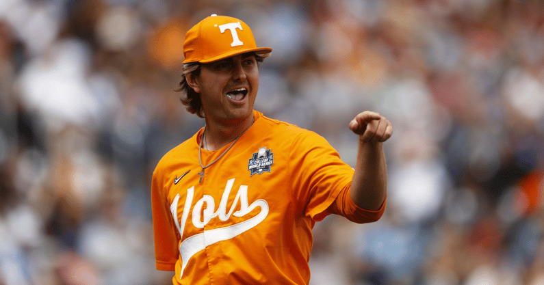 Tennessee pitcher Zander Sechrist. Credit: UT Athletics