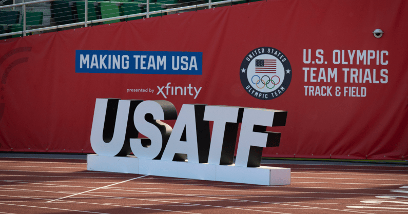 USA track and field logo