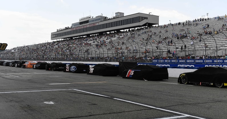 Chase Elliott pole New Hampshire rain