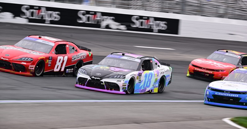 Sam Mayer radio Justin Allgaier NASCAR