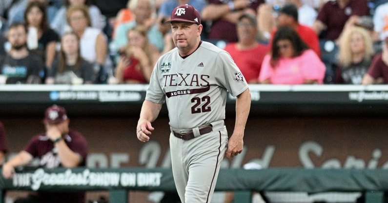 Jim Schlossnagle, Texas A&M Baseball | Steven Branscombe-USA TODAY Sports