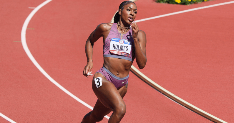 Former Kentucky track star Alexis Holmes