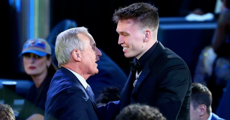 Rick Barnes, Dalton Knecht, Tennessee Basketball | Andrew Ferguosn/Tennessee Athletics