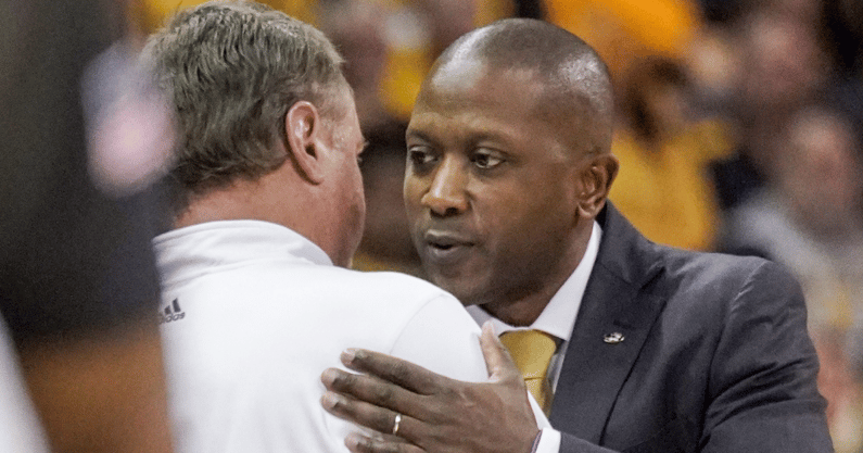 Kansas HC Bill Self, Missouri HC Dennis Gates