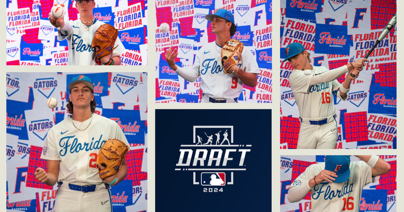 Florida Gators baseball signing class- 2024 MLB Draft