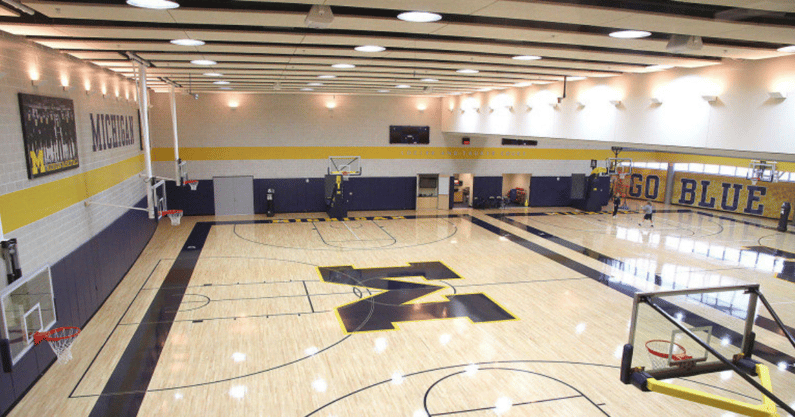 Michigan Basketball Practice William Davidson Player Development Center