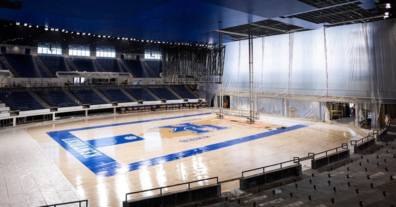 Photo by of renovated Memorial Coliseum by UK Athletics