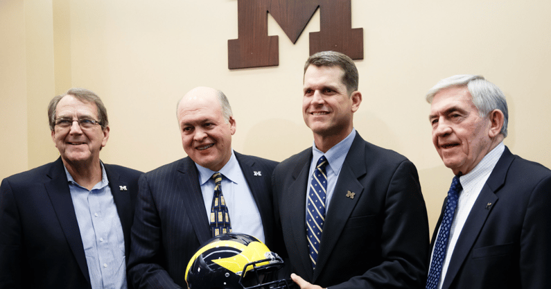 Jim Harbaugh Jim Hackett Lloyd Carr Gary Moeller