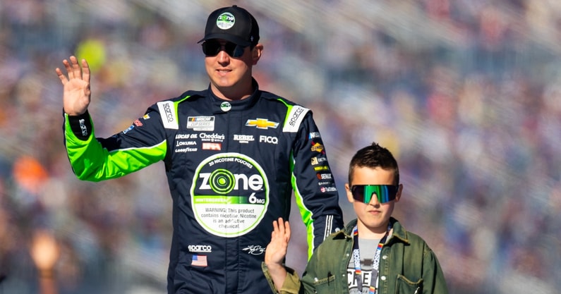 Kyle Busch son Brexton