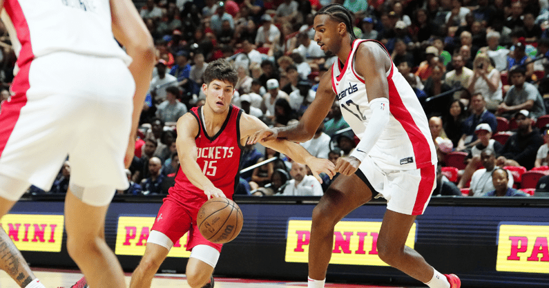 Photo of Reed Sheppard (left) by Stephen R. Sylvanie | USA TODAY Sports