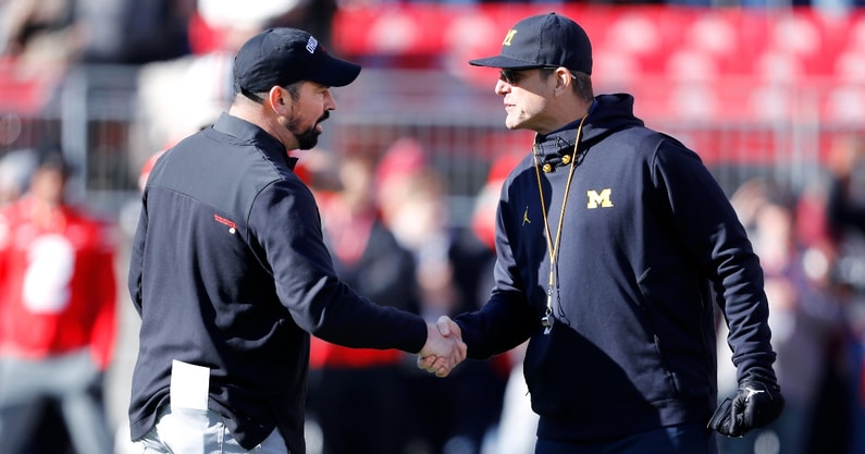 how-ohio-state-head-coach-ryan-day-evolution-ceo-compares-jim-harbaugh-michigan
