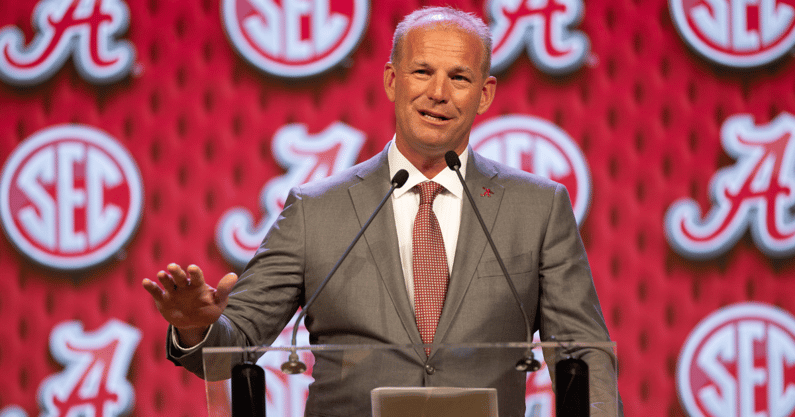 Alabama coach Kalen DeBoer