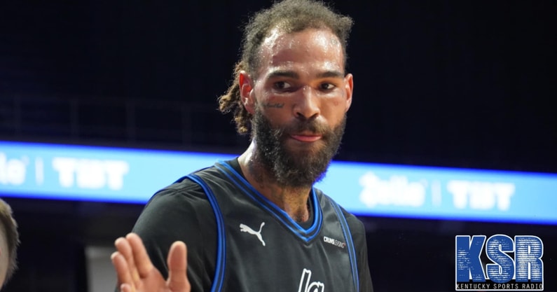 Former Kentucky Wildcat Willie Cauley-Stein during a TBT game with La Familia - Daniel Hager, Kentucky Sports Radio