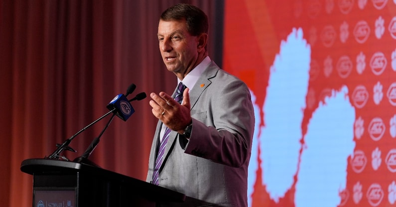 clemson-head-coach-dabo-swinney-explains-any-advantages-opening-season-against-georgia-bulldogs-week-one