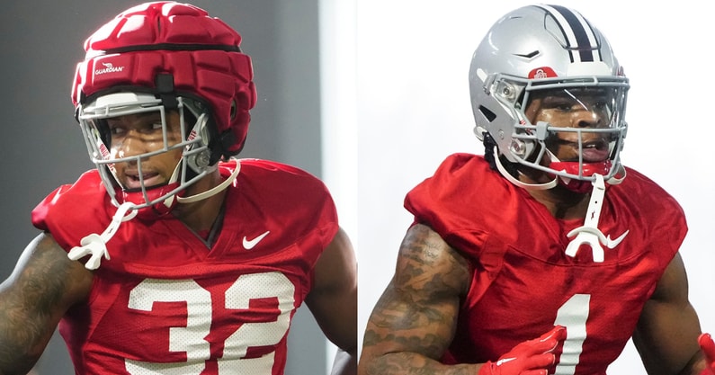 Ohio State RBs TreVeyon Henderson, Quinshon Judkins