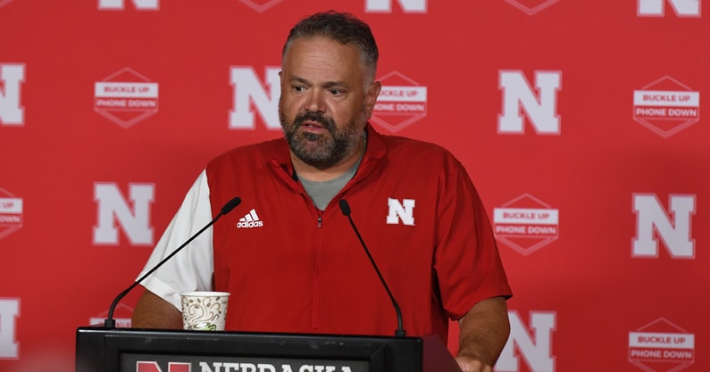Matt Rhule Nebraska football media day