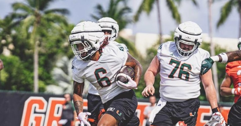 Miami RB Damien Martinez