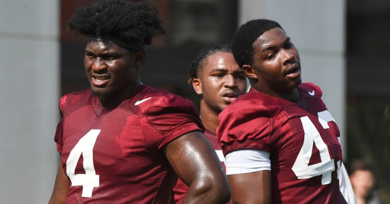Alabama LBs Qua Russaw and Jayshawn Ross
