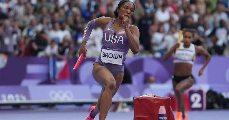 Olympics: Athletics-Evening Session
