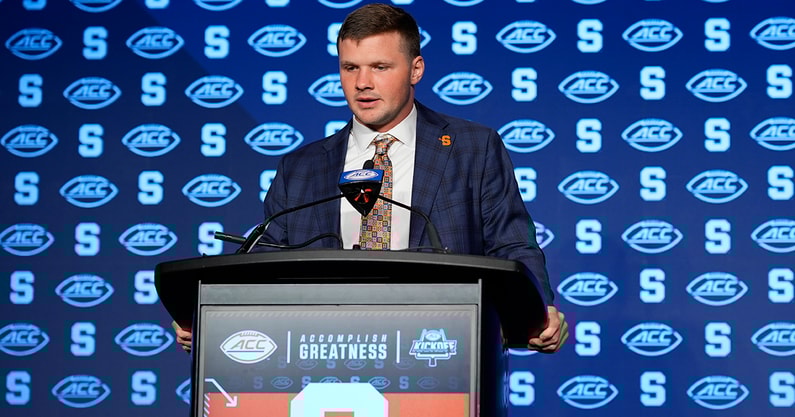 Syracuse QB Kyle McCord