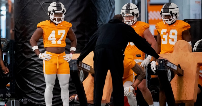 Edwin Spillman (47), Tennessee Football | Brianna Paciorka/News Sentinel / USA TODAY NETWORK