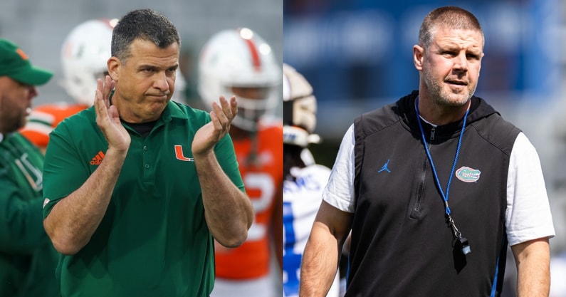 miami-mario-cristobal-florida--gators-billy-napier