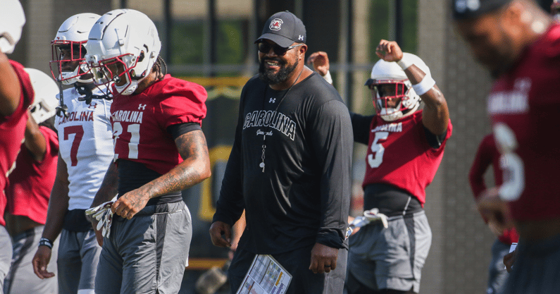 South Carolina defensive tackles coach Travian Robertson (Katie Dugan/GamecockCentral)