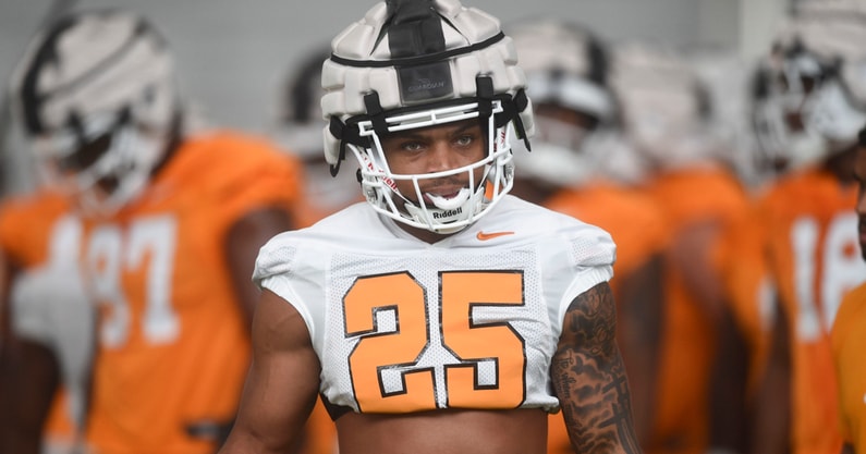 Tennessee running back DeSean Bishop. Credit: Caitie McMekin/News Sentinel / USA TODAY NETWORK