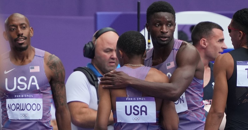 Team USA 4x400-meter relay team