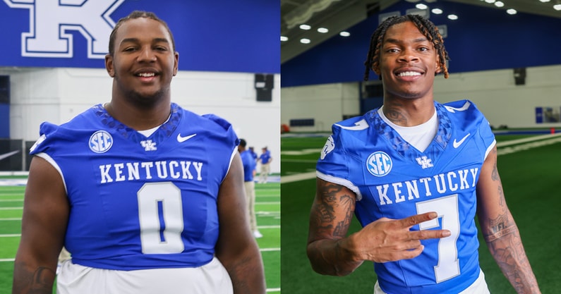 Kentucky defensive tackle Deone Walker and wide receiver and return specialist Barion Brown -Mont Dawson, Kentucky Sports Radio