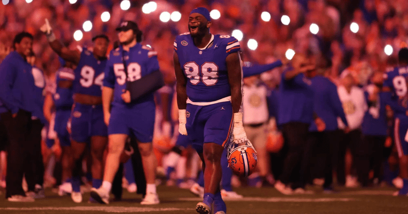 Florida Gators defensive lineman Caleb Banks (UAA Photo)