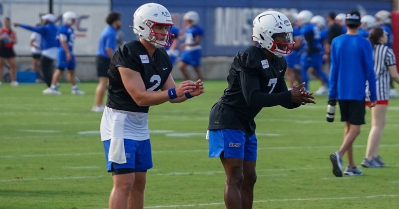 will-smu-qbs-preston-stone-kevin-jennings-continue-competition-starting-job-into-season