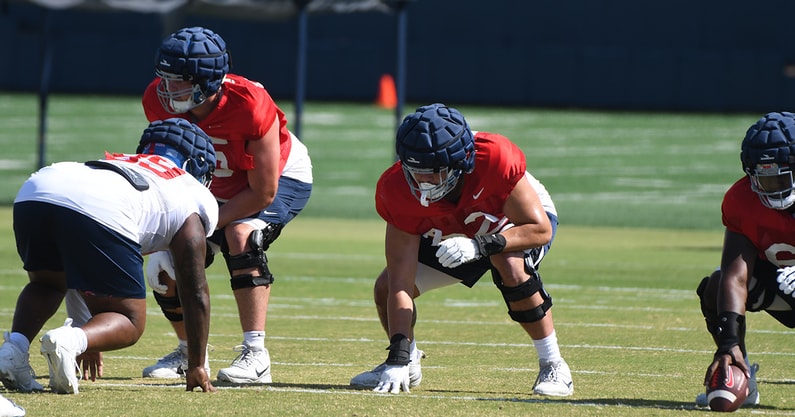 OLE MISS FOOTBALL PRACTICE