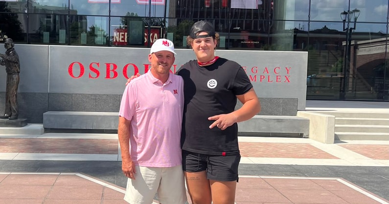 OT Deacon Schmitt at Nebraska