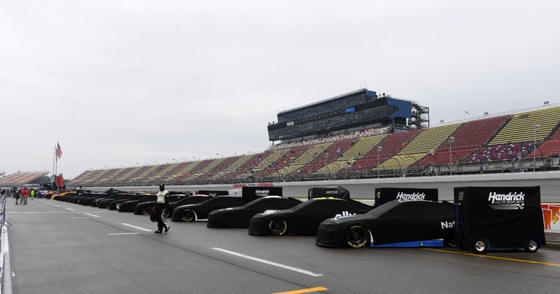 Cabo Wabo 250 rain NASCAR Michigan