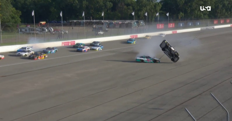 Justin Allgaier wins Kyle Sieg roof
