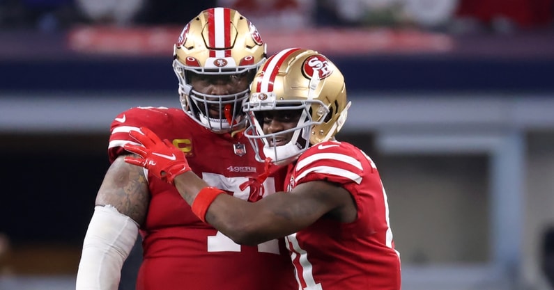 Trent Williams, Brandon Aiyuk, 49ers