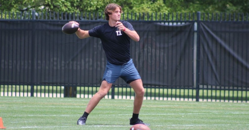 Michigan State QB target Brady Palmer