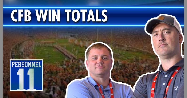11 Personnel College Football Win totals