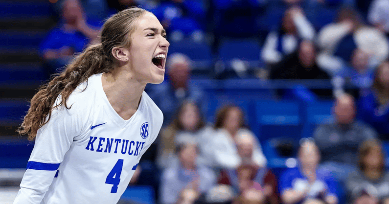 Photo of Kentucky volleyball's Emma Grome by Eddie Justice | UK Athletics