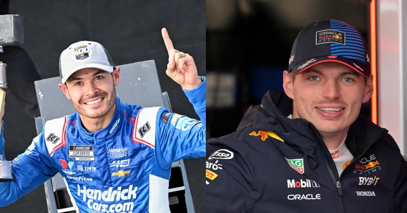 Kyle Larson Max Verstappen