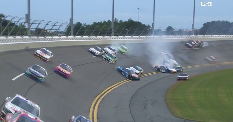 Jeffrey Earnhardt Daytona wreck